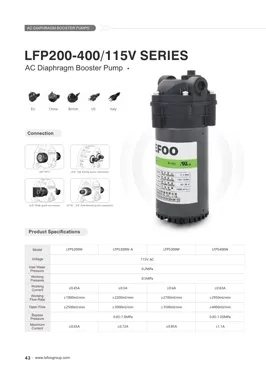 LEFOO 115V 200-400GPD serie AC