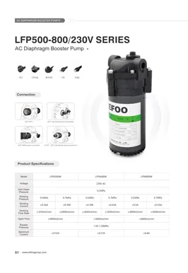 LEFOO 230V 500-800GPD serie AC